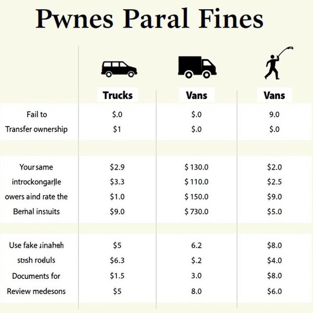 Mức Phạt Xe Ô Tô Không Chính Chủ: Cập Nhật Mới Nhất