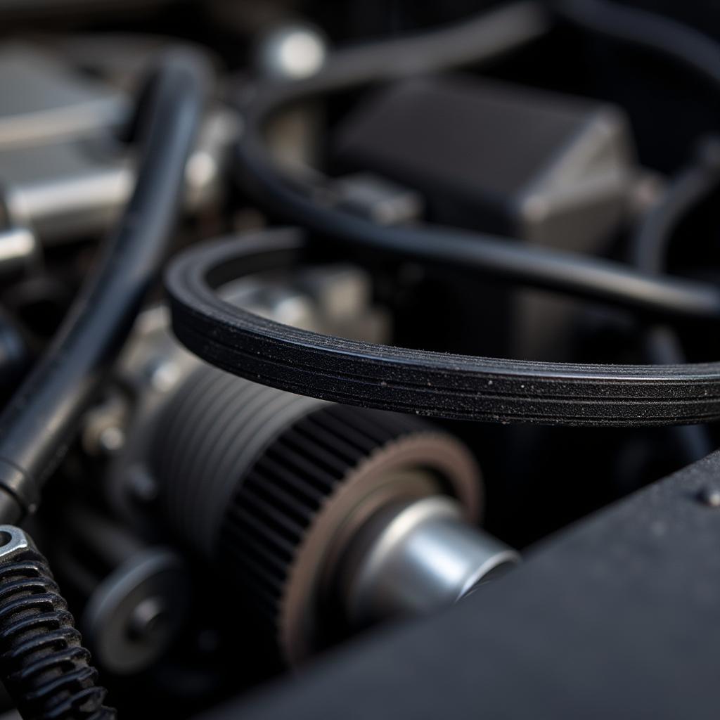 皮带松弛导致发电机无力