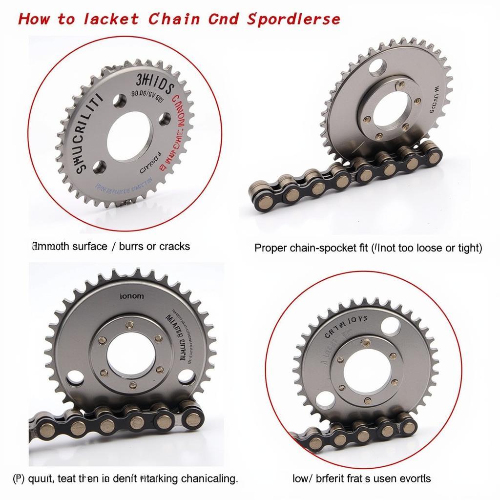 Nhận biết nhông xích chất lượng