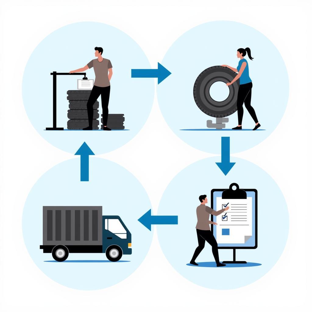 Nhập khẩu lốp ô tô Trung Quốc: Kiểm tra chất lượng