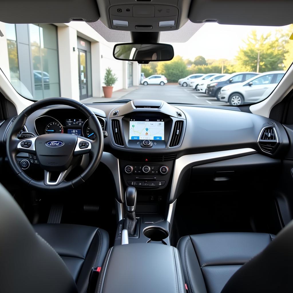 Hình ảnh nội thất Ford Escape cũ
