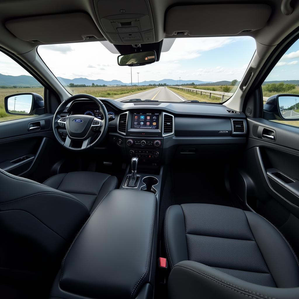 Nội Thất Ford Ranger: Tiện Nghi và Hiện Đại