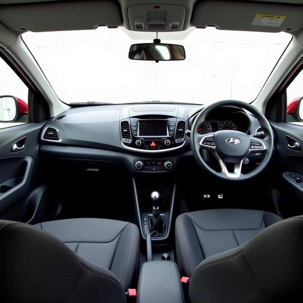 Nội thất i10 2018 cũ