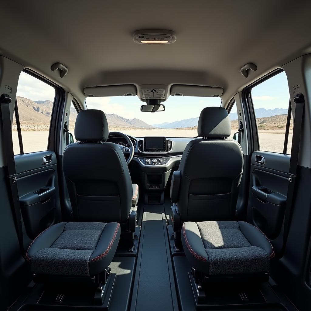 Spacious Interior of the 2019 Peugeot Traveller