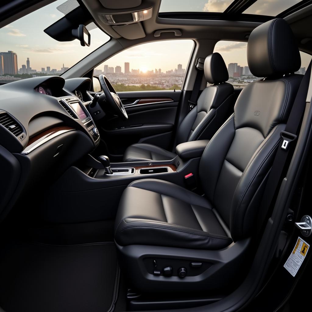 Nội thất xe Acura MDX 2018