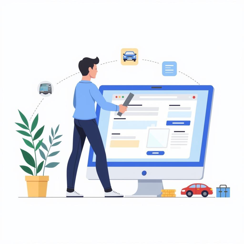 Paying car registration tax online