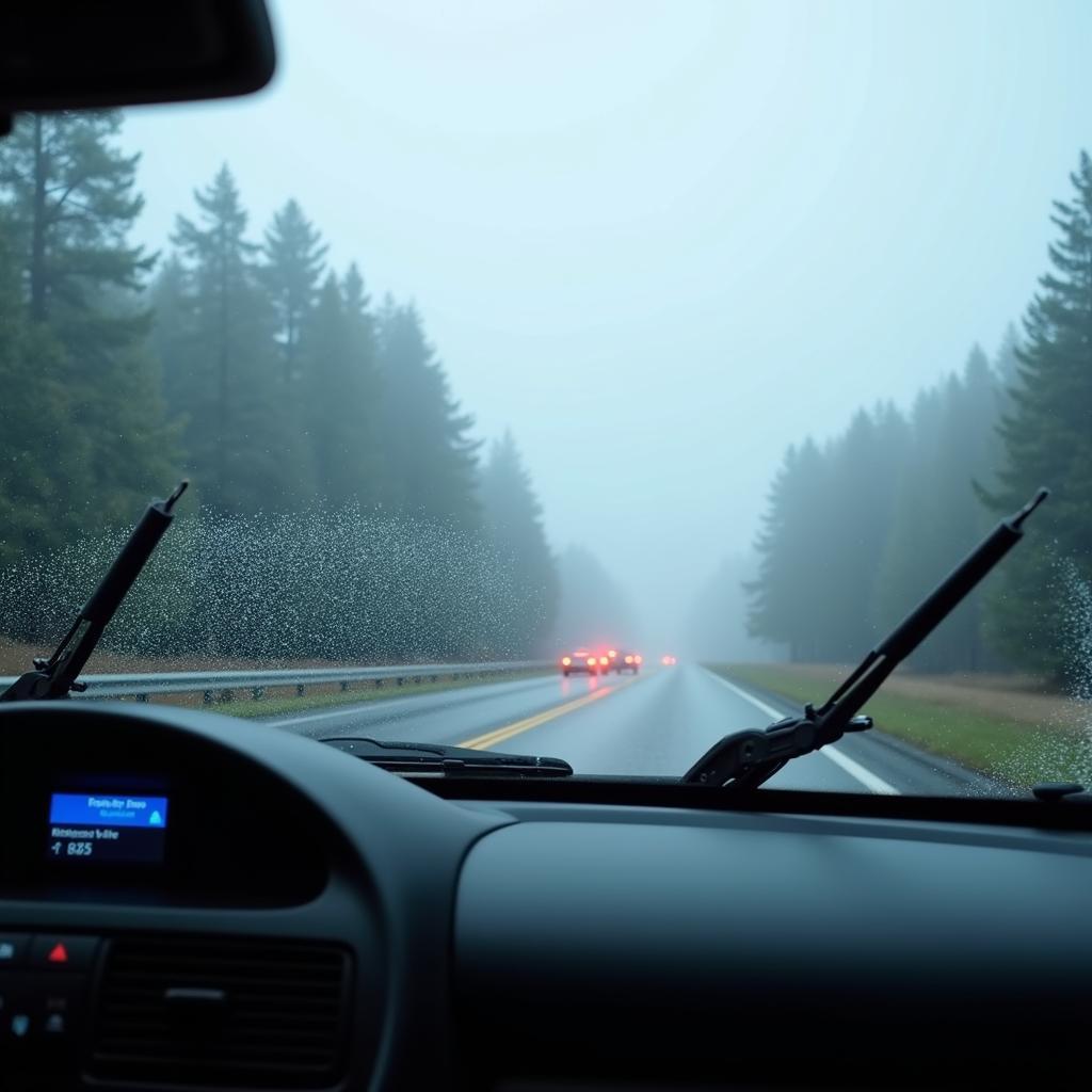 Vai trò của nước gạt kính ô tô trong việc đảm bảo an toàn giao thông
