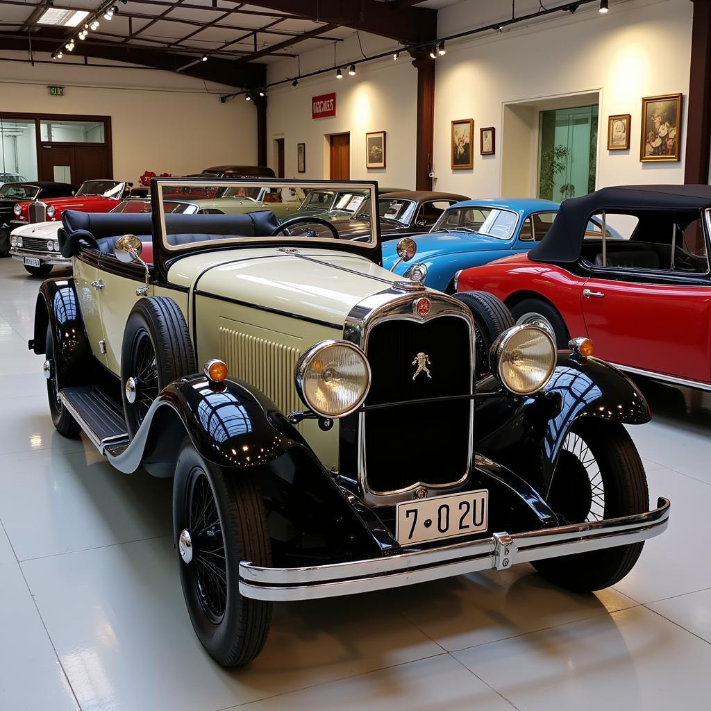 Xe Peugeot cổ tại Hà Nội