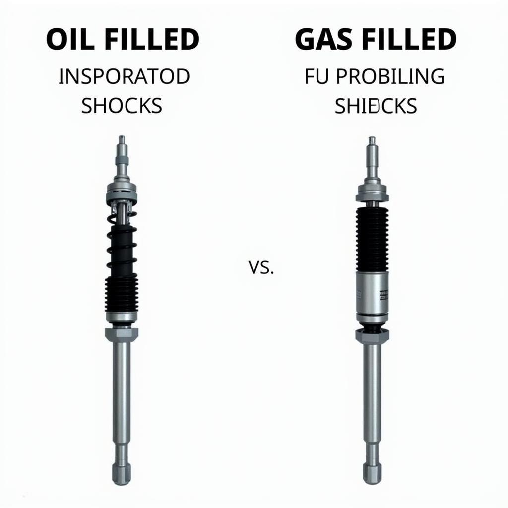 Phuộc nhún dầu và phuộc nhún gas