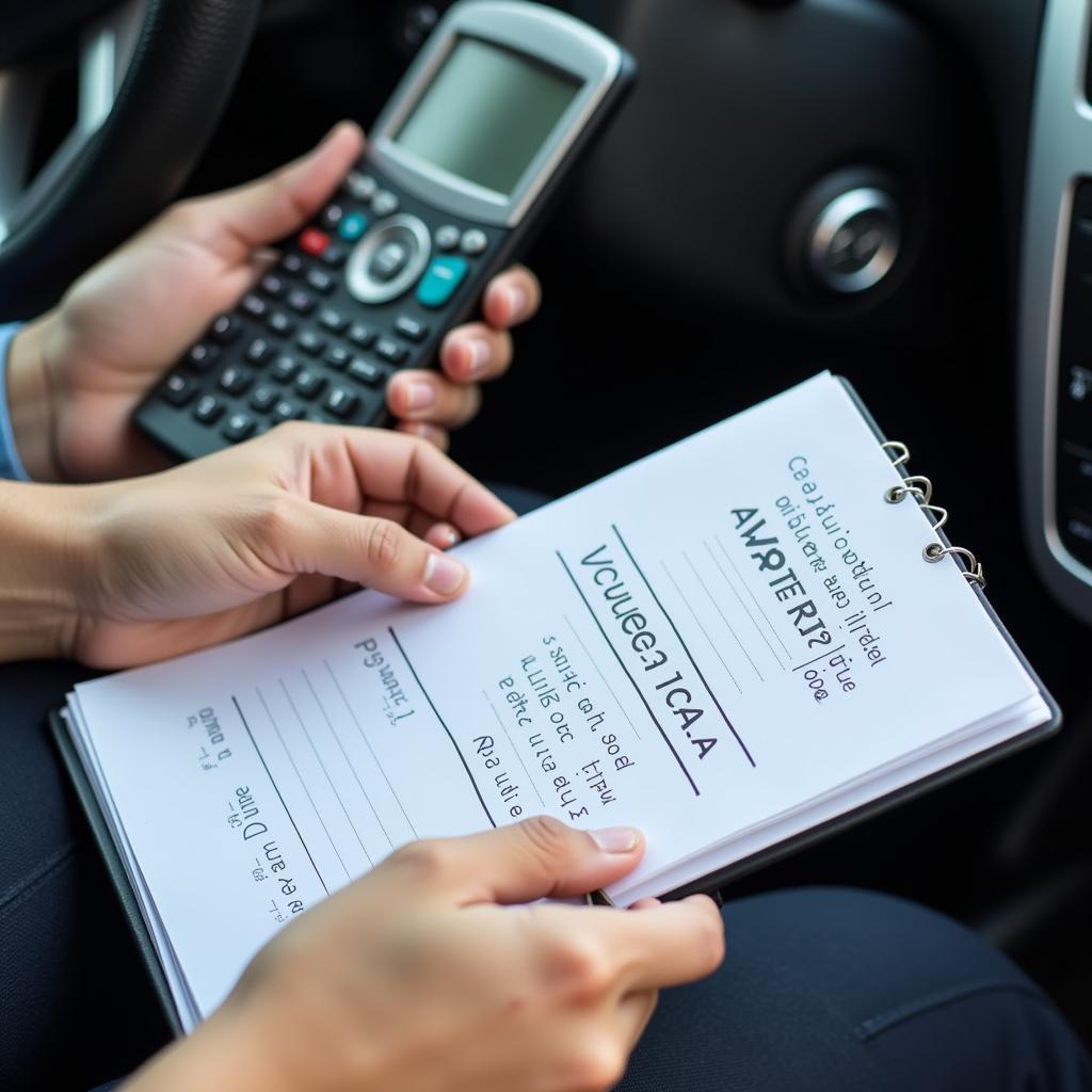 Calculating car fuel consumption