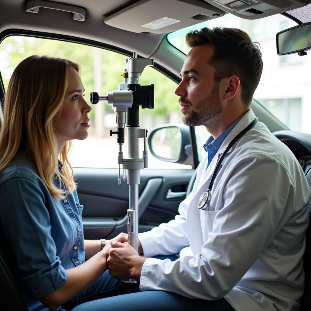 Kiểm tra sức khỏe theo quy định mới thi bằng lái xe ô tô