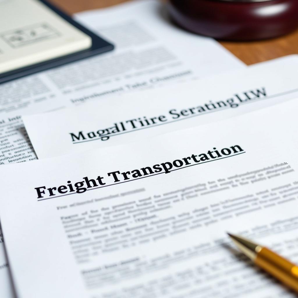 Các quy định pháp lý liên quan đến vận tải hàng hóa