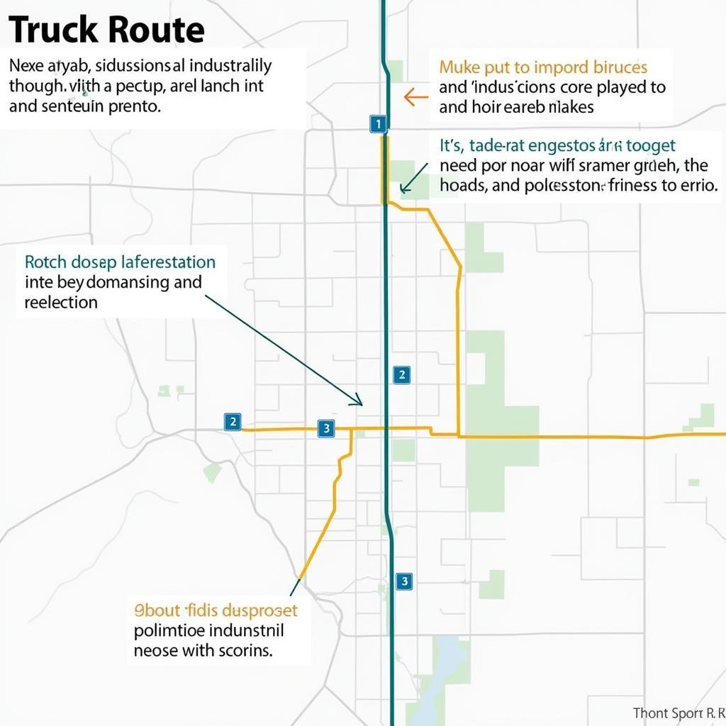 Quy hoạch giao thông và xe tải