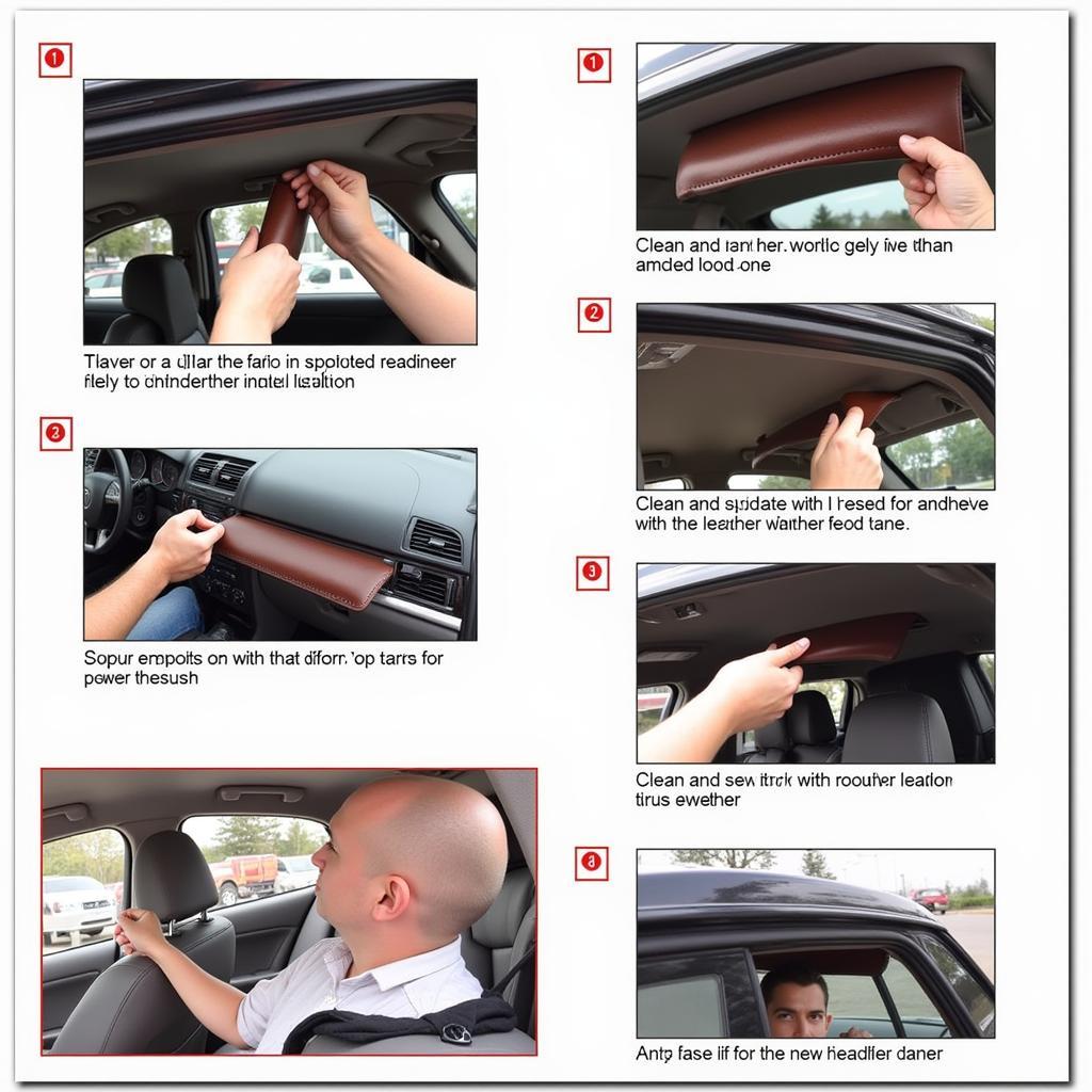 Quy trình bọc trần da xe ô tô chuyên nghiệp