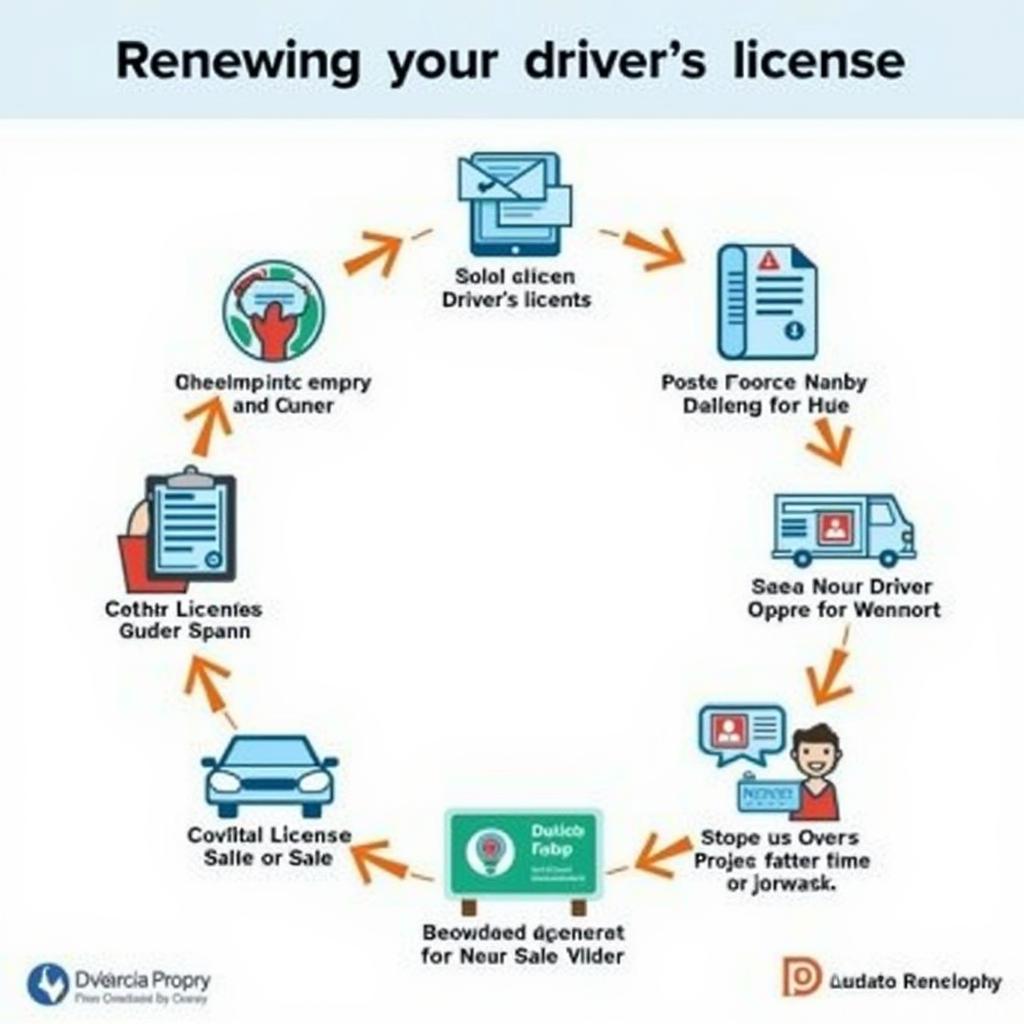 Étapes du renouvellement du permis de conduire