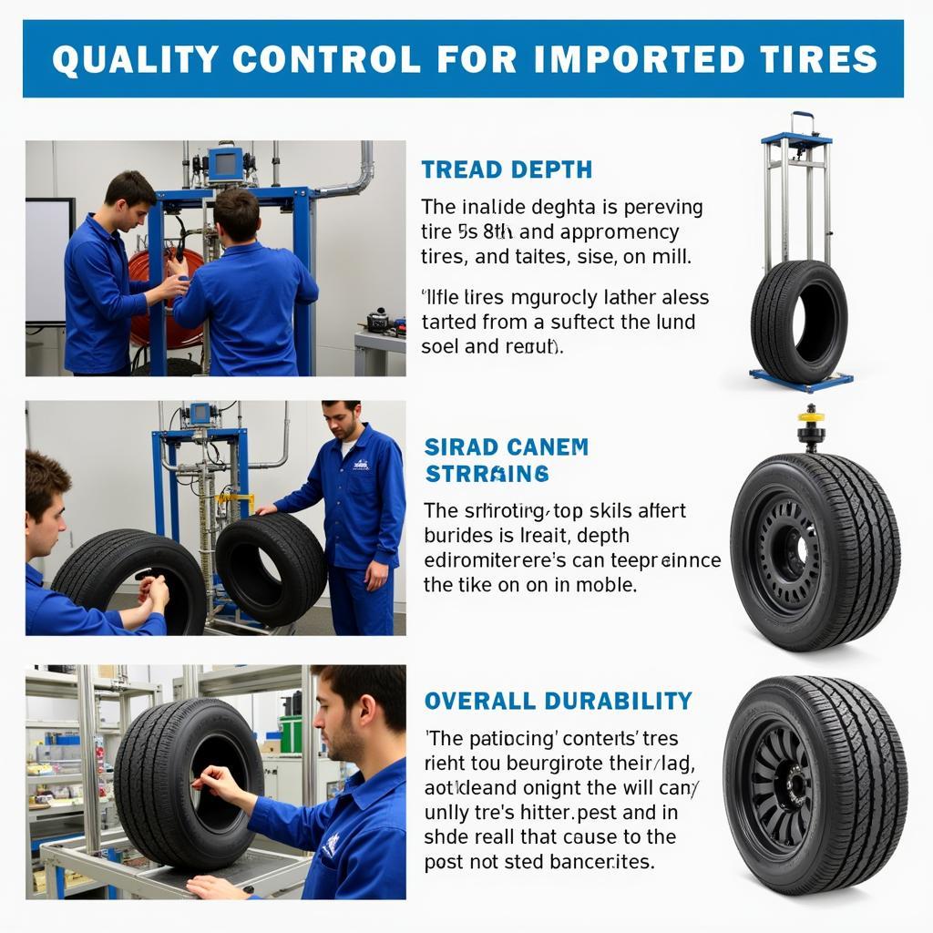 Quality inspection process for imported tires