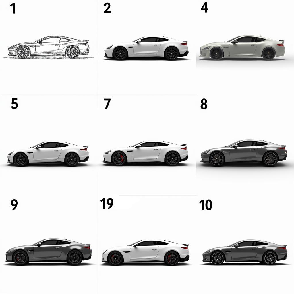 Hình Ảnh Thiết Kế Ô Tô Trên Máy Tính