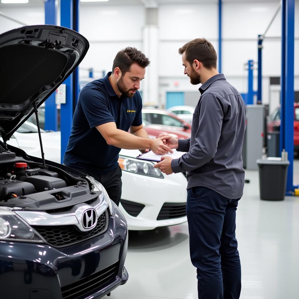 Quy Trình Thủ Tục Sửa Chữa Xe Ô Tô