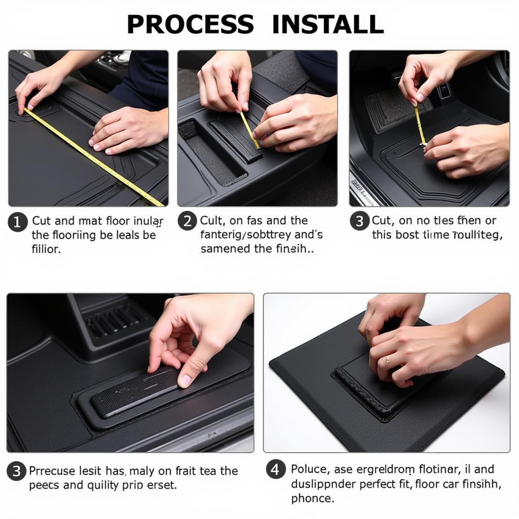 Quy trình trải sàn da ô tô chuyên nghiệp