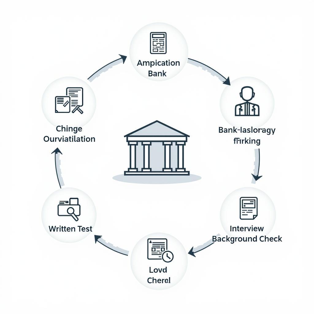 Hình ảnh minh họa quy trình tuyển dụng của ngân hàng