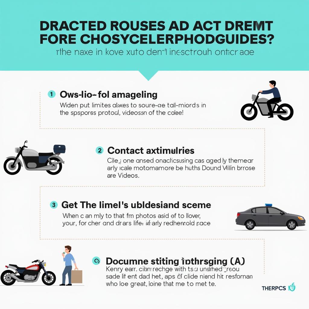 Quy trình xử lý tai nạn xe máy và ô tô