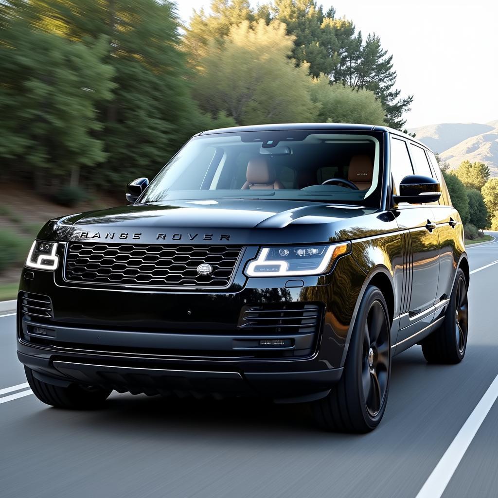 Powerful exterior of the most expensive Range Rover