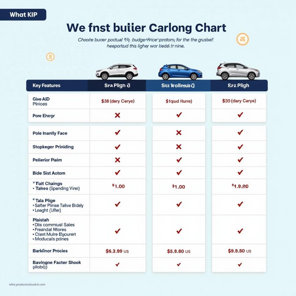 Comparação de modelos de carros baratos