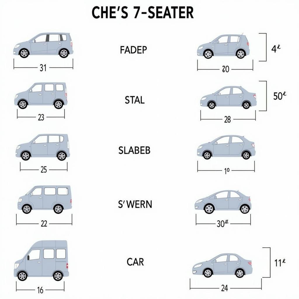 So sánh chiều ngang các dòng xe 7 chỗ phổ biến