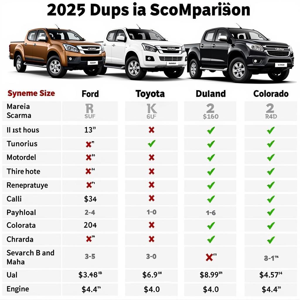 So sánh giá xe Dmax 2019 với các đối thủ