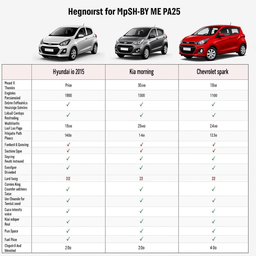 So sánh giá xe i10 2015 với các dòng xe cùng phân khúc