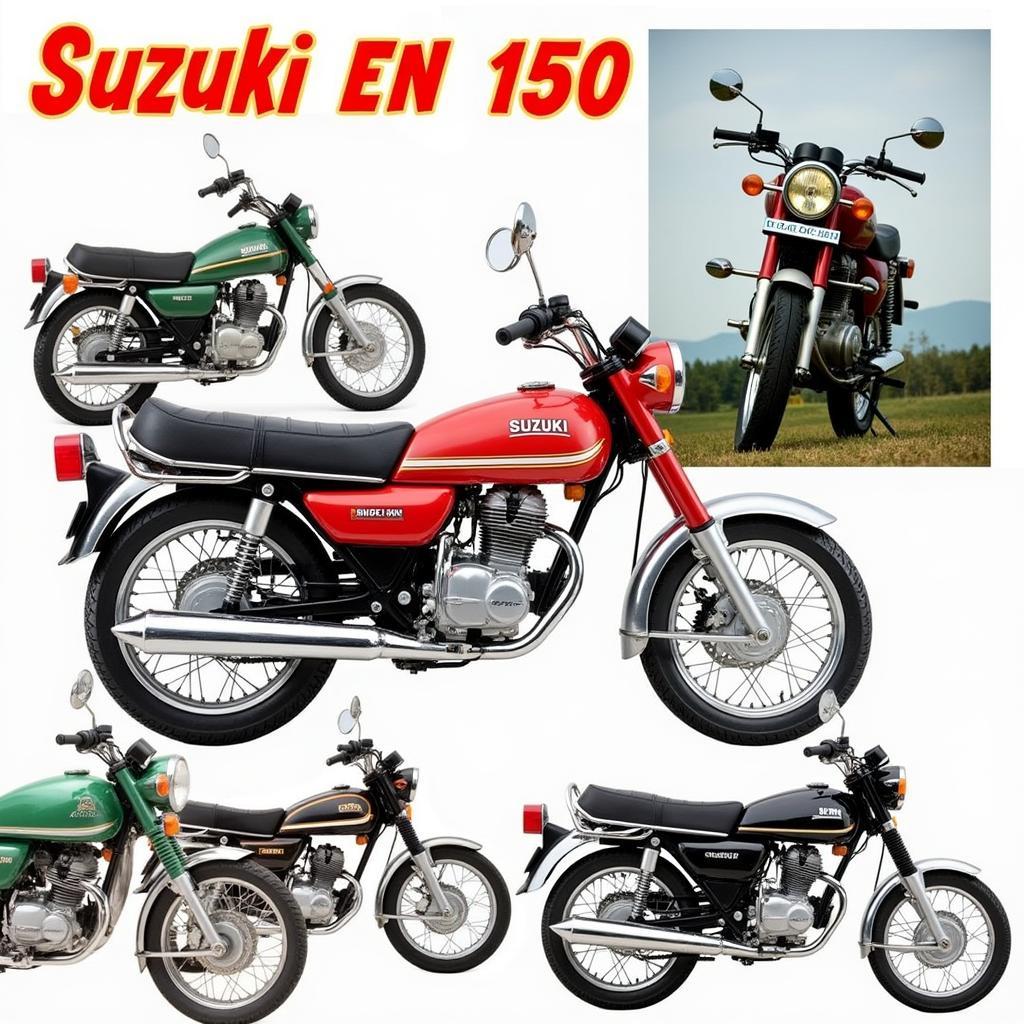 Suzuki EN 150 thiết kế cổ điển