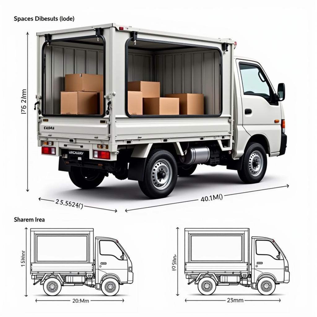 Suzuki Super Carry Pro with Spacious Cargo Bed