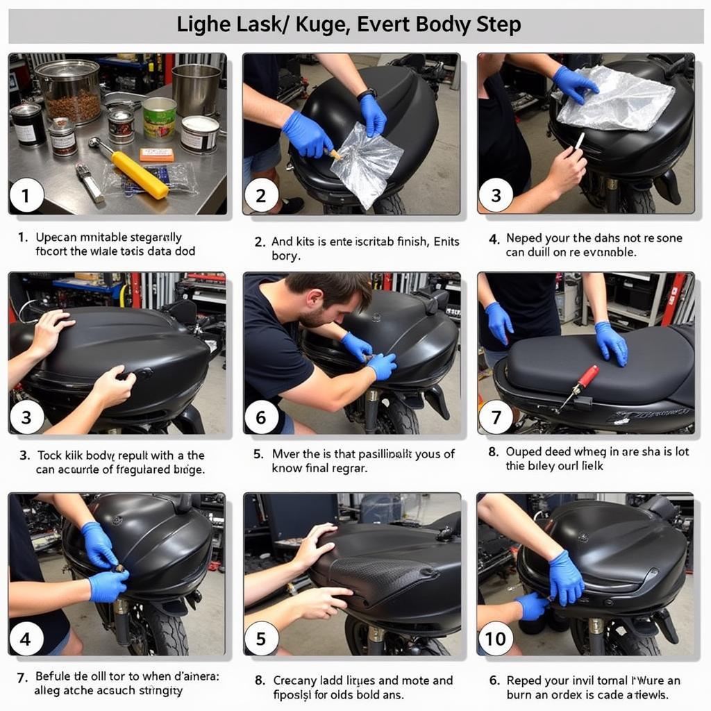 Quy trình thay bộ áo xe Wave RSX tại cửa hàng sửa chữa xe máy