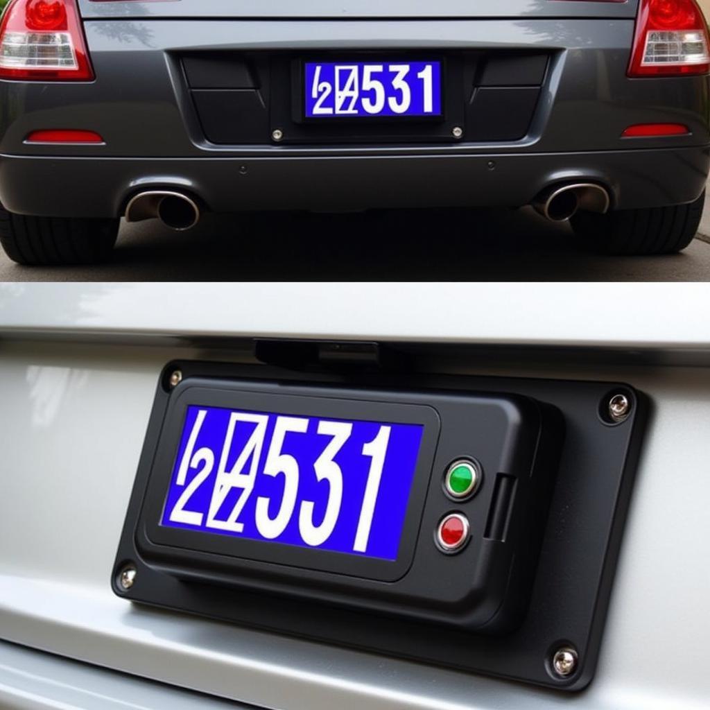 Electronic License Plate Frames for Cars: Benefits and Legality
