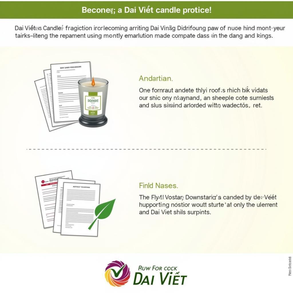 Thủ tục đăng ký nhà phân phối nến Đại Việt