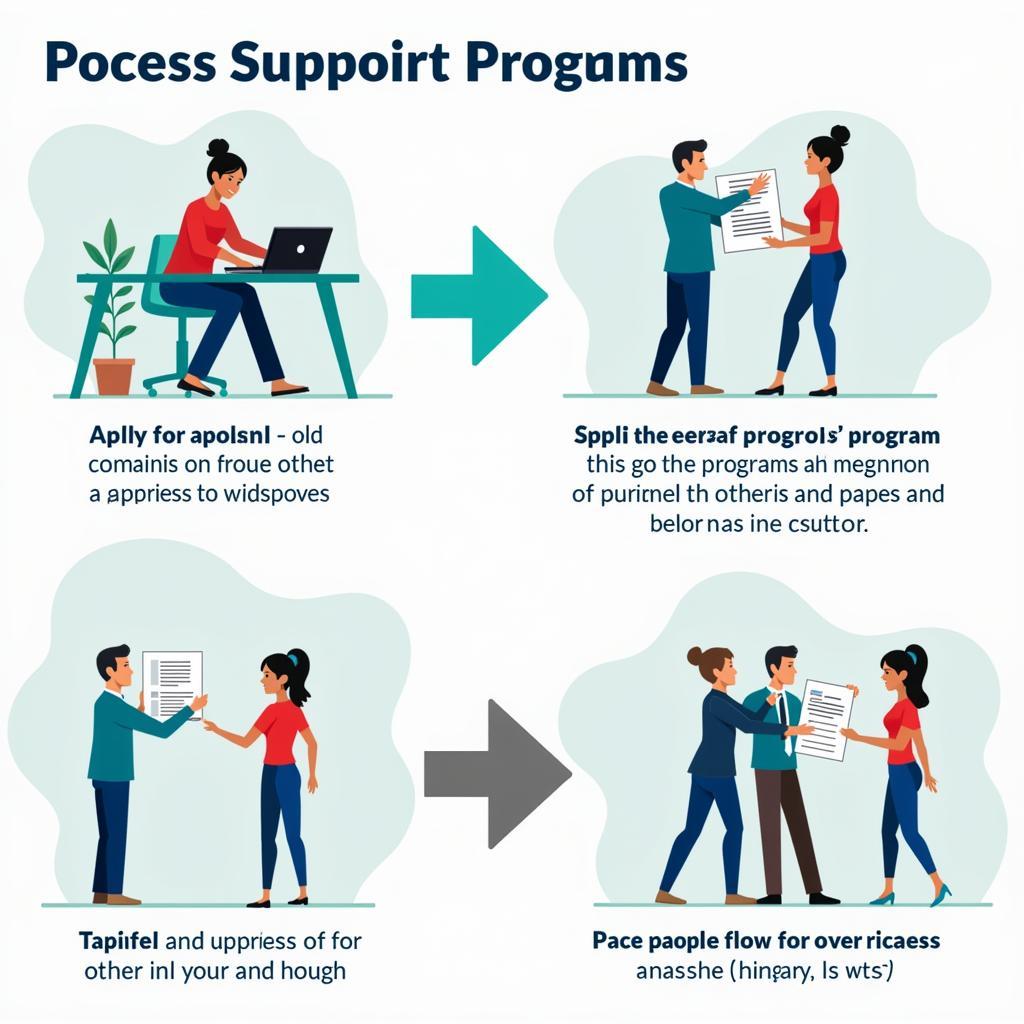 Thủ tục xin hỗ trợ cho thương bị mua đất: Minh họa hình ảnh người dân nộp hồ sơ