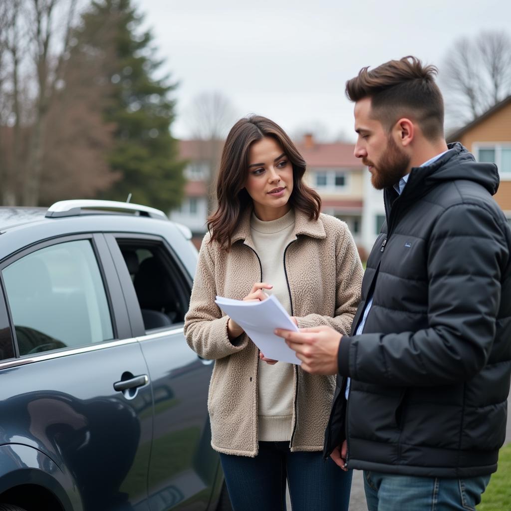 Thương lượng giá cả mua xe ô tô cũ