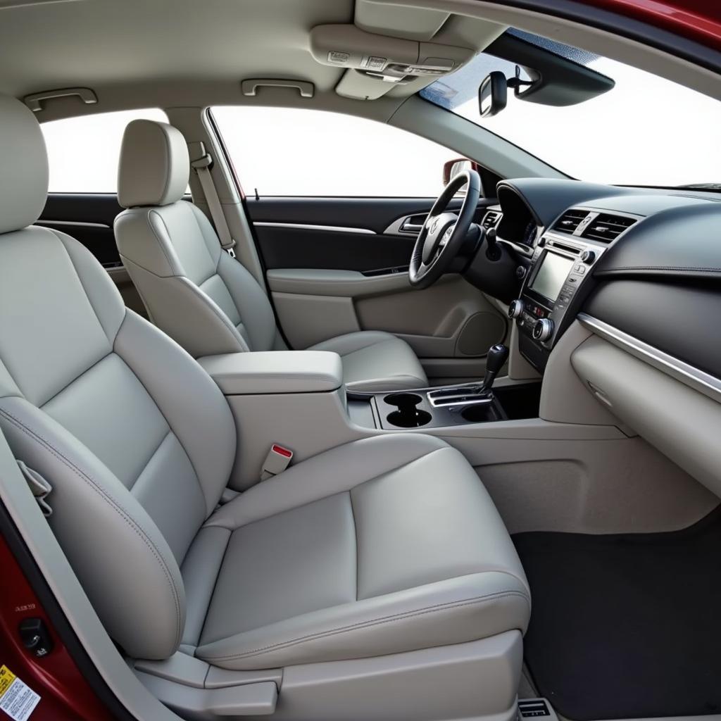 Toyota Camry 2013 nội thất rộng rãi