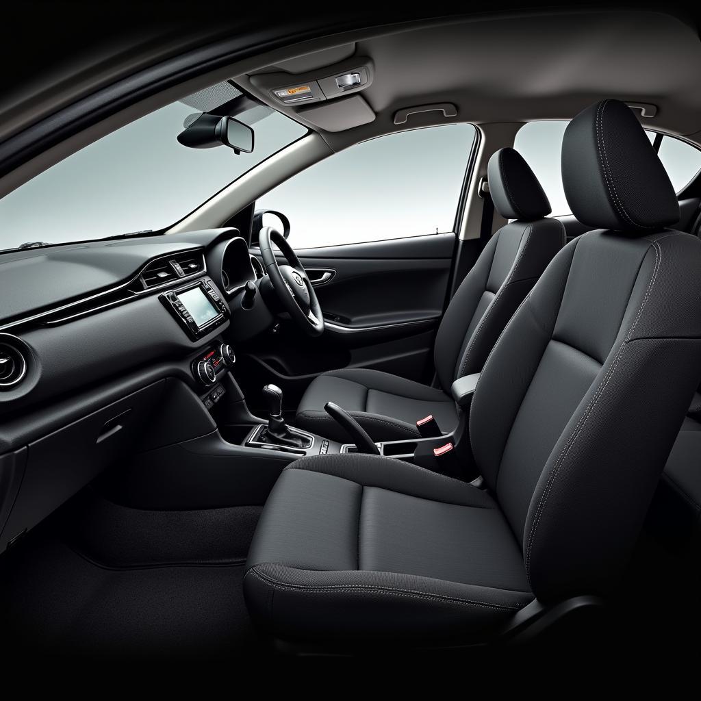 Toyota Yaris nội thất tiện nghi