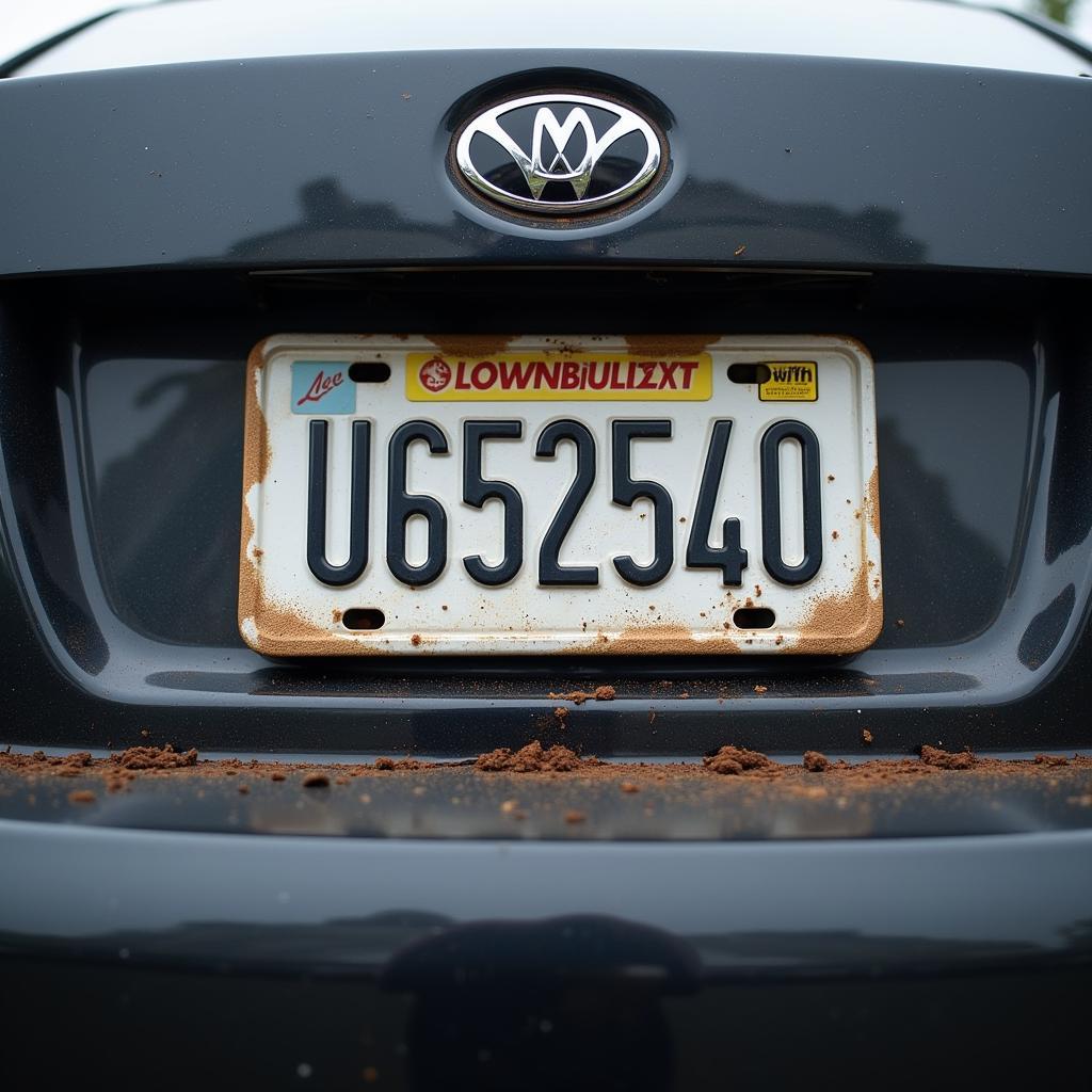 Tra cứu biển số xe ô tô bị che khuất