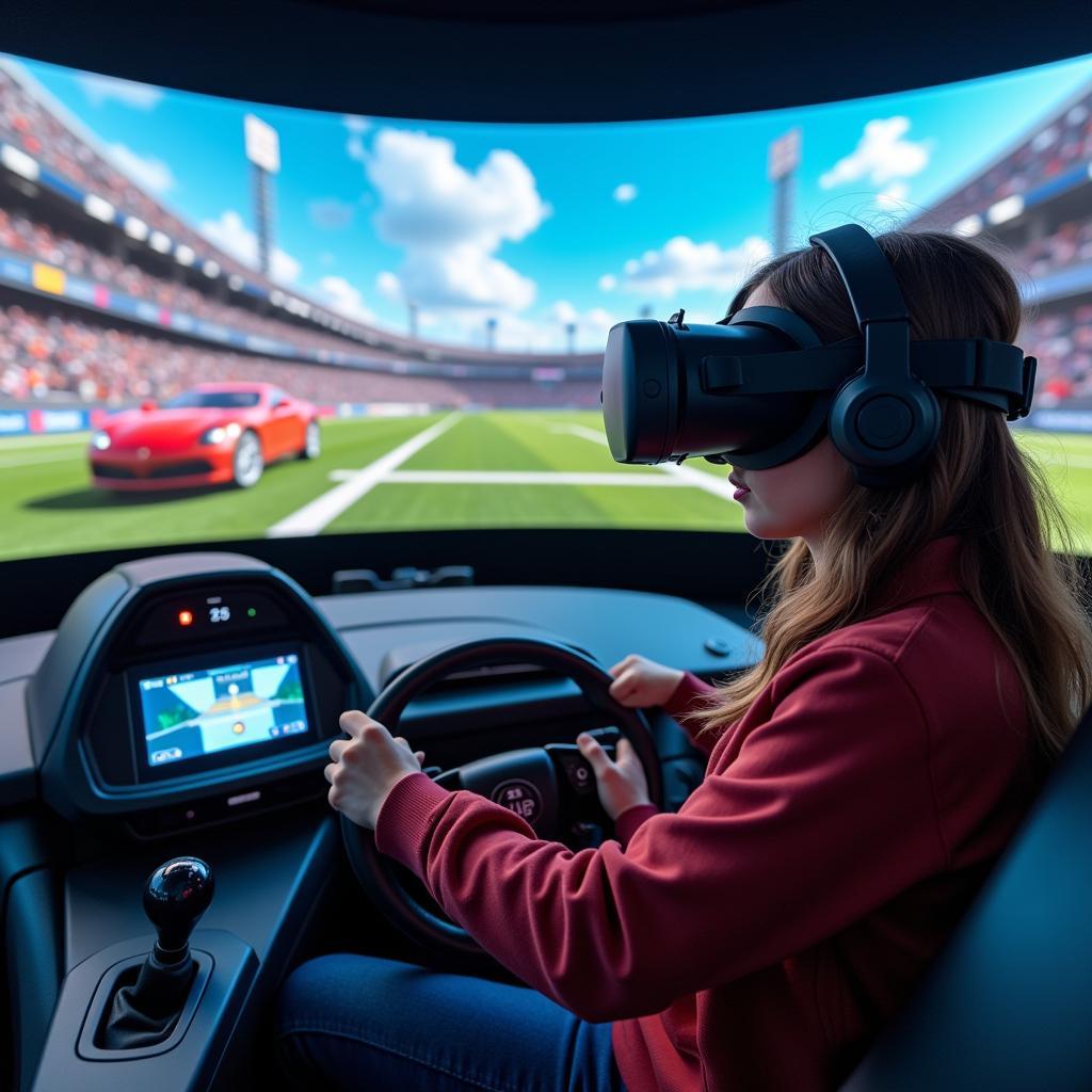 Tương lai game ô tô đá bóng: Công nghệ VR/AR, trải nghiệm chân thực