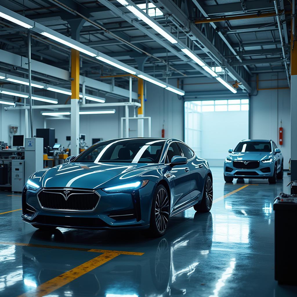 Tương lai ngành lắp ráp ô tô: tự động hóa, xe điện, công nghệ cao