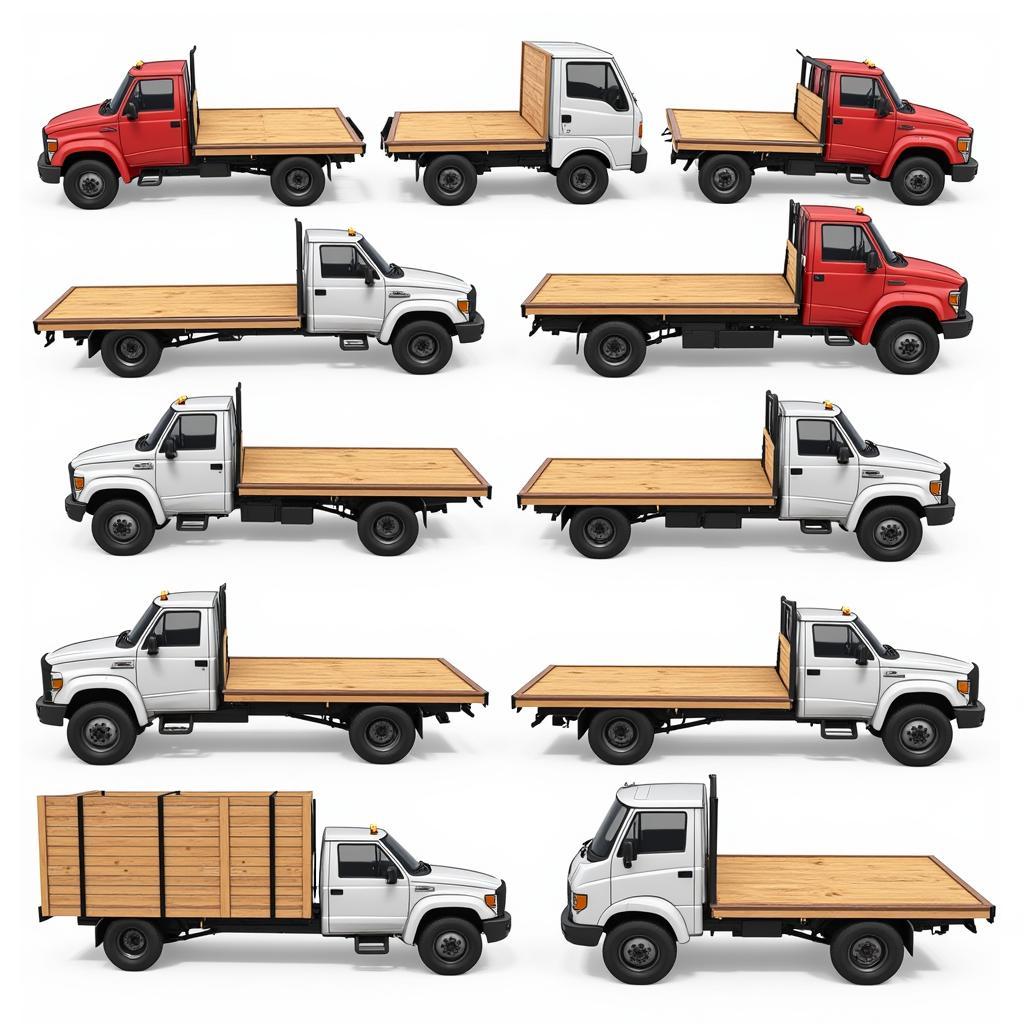 Căm Xe wood application in truck bed construction