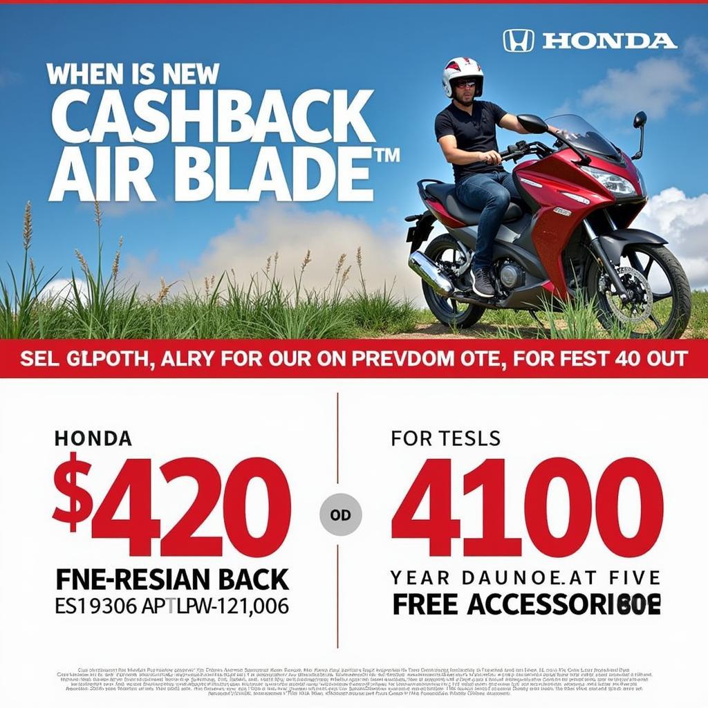 Ưu đãi khi mua xe Air Blade Honda
