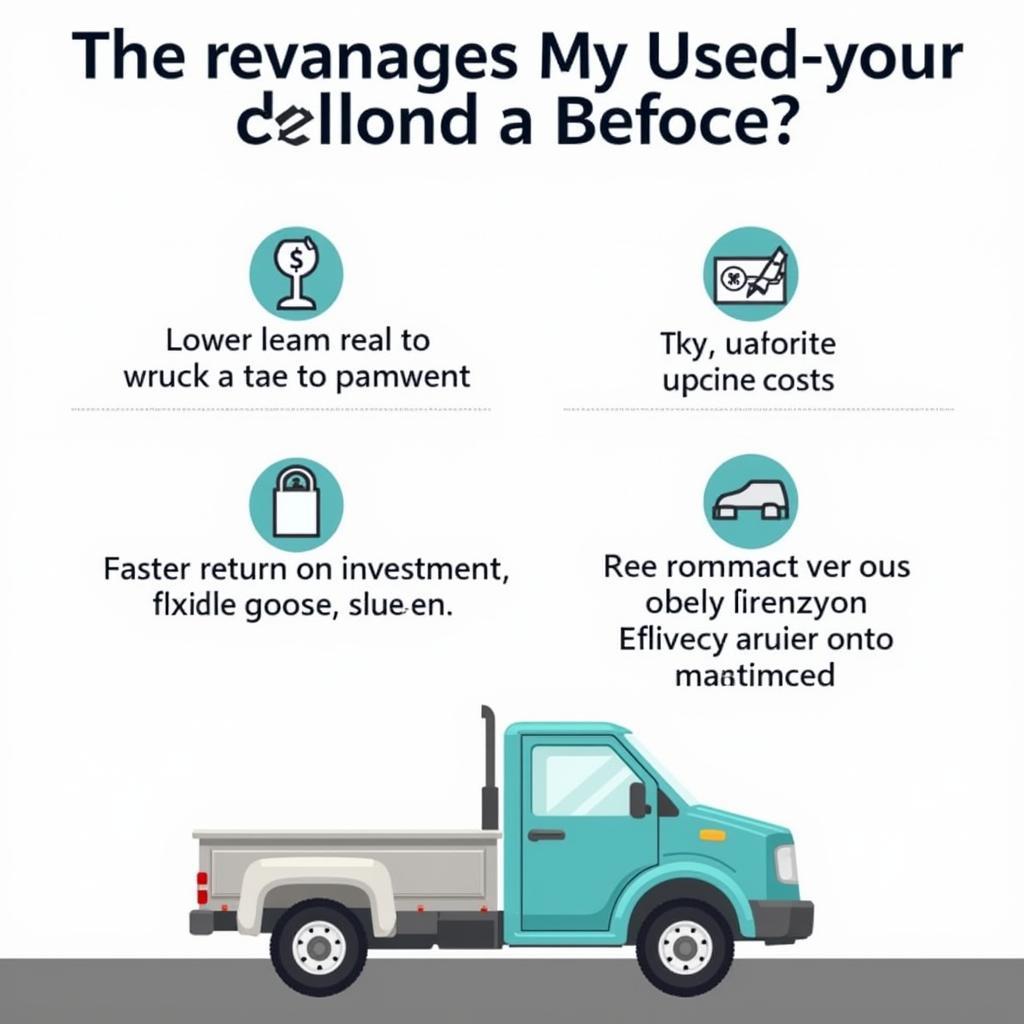 Advantages of financing a used truck