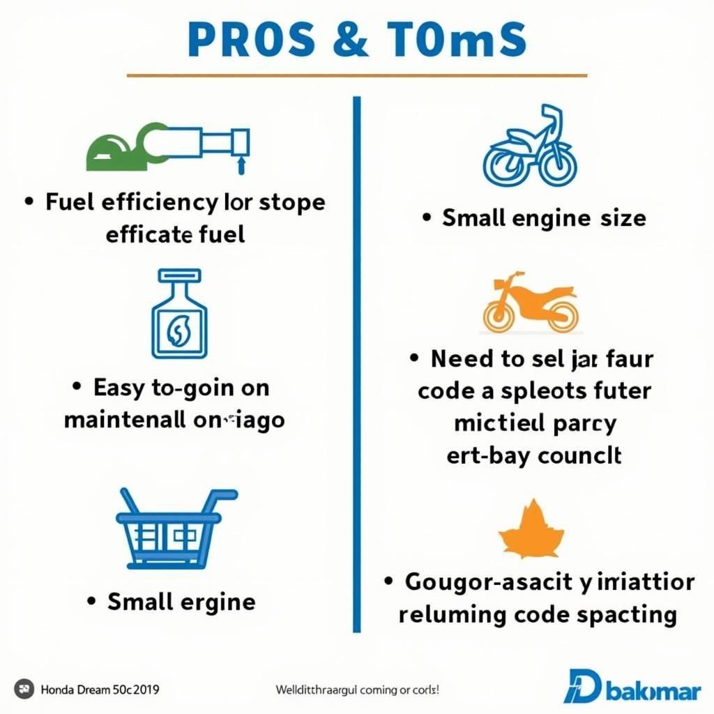 Ưu nhược điểm của Dream 50cc