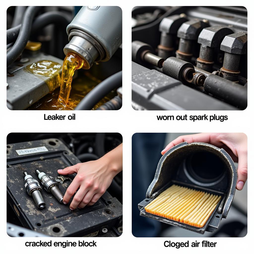 Vấn đề thường gặp động cơ ô tô