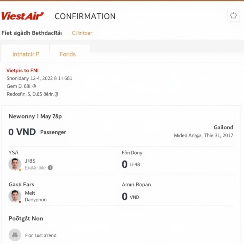 Vietjet 0 VND air ticket.
