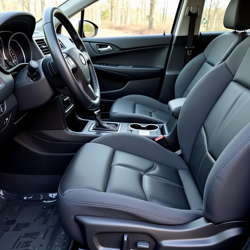 Pulizia degli interni dell'auto