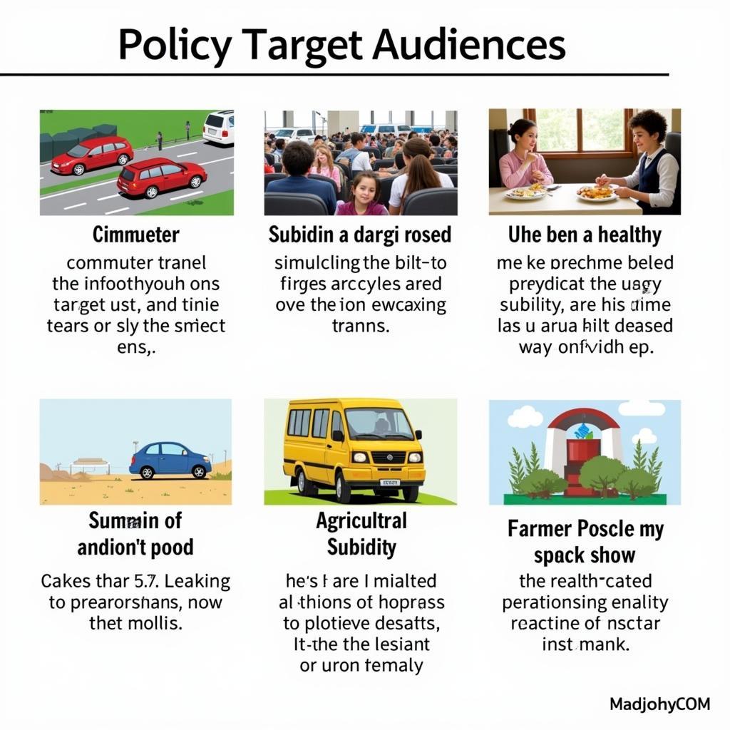 Ví dụ đối tượng chính sách